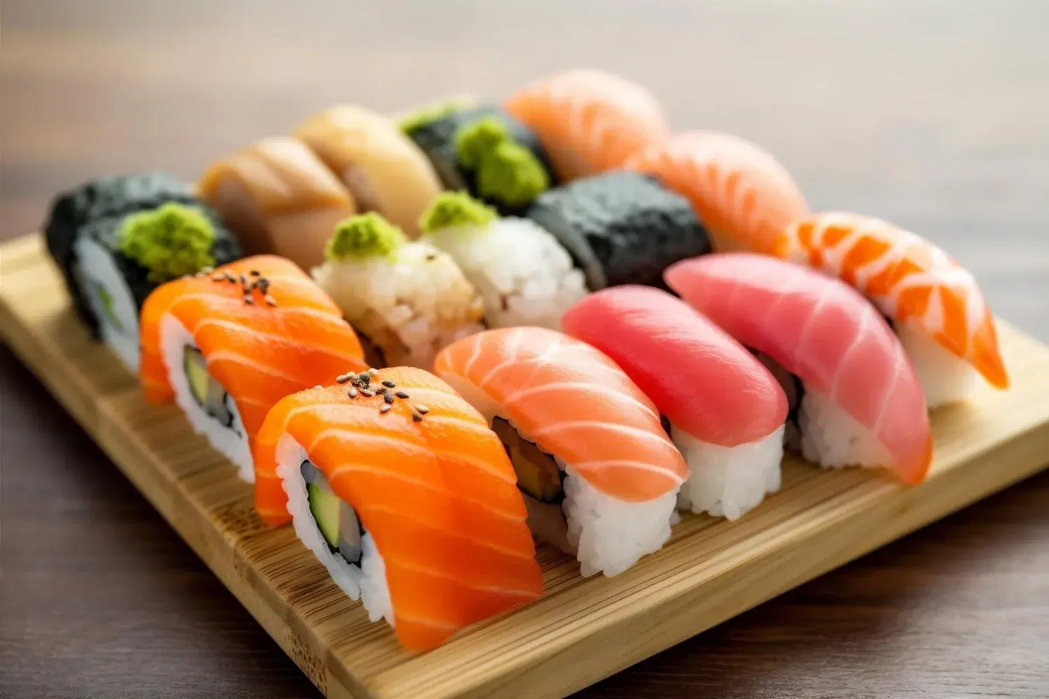 Sushi Sushi https://4kym48m6w0dj35od.public.blob.vercel-storage.com/dishes/internal/sushi-1759434359038.webp